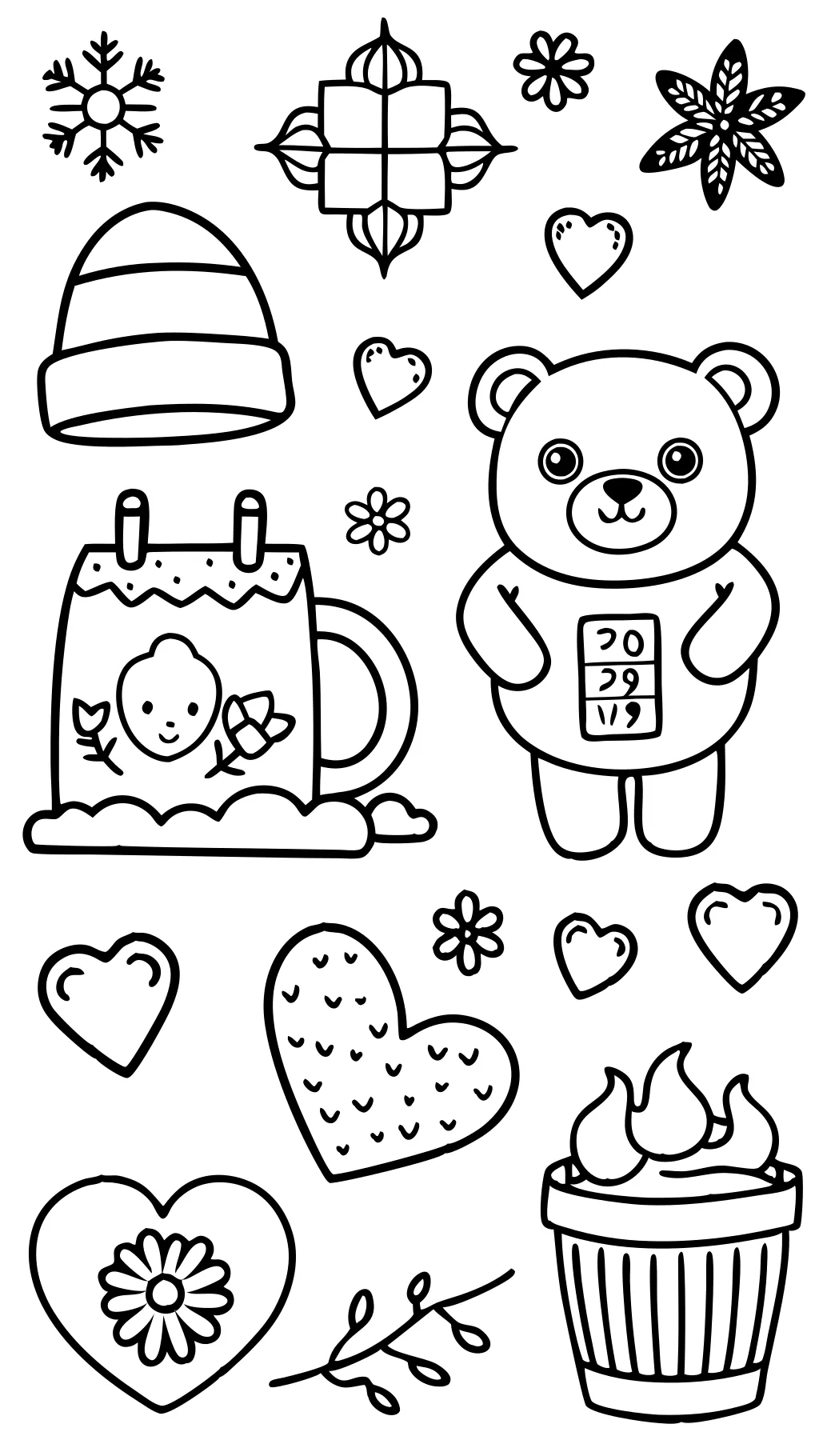 february coloring pages